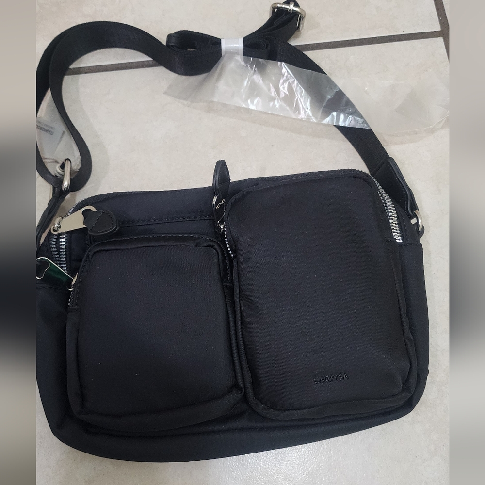 New Carpisa Black Crossbody Bag